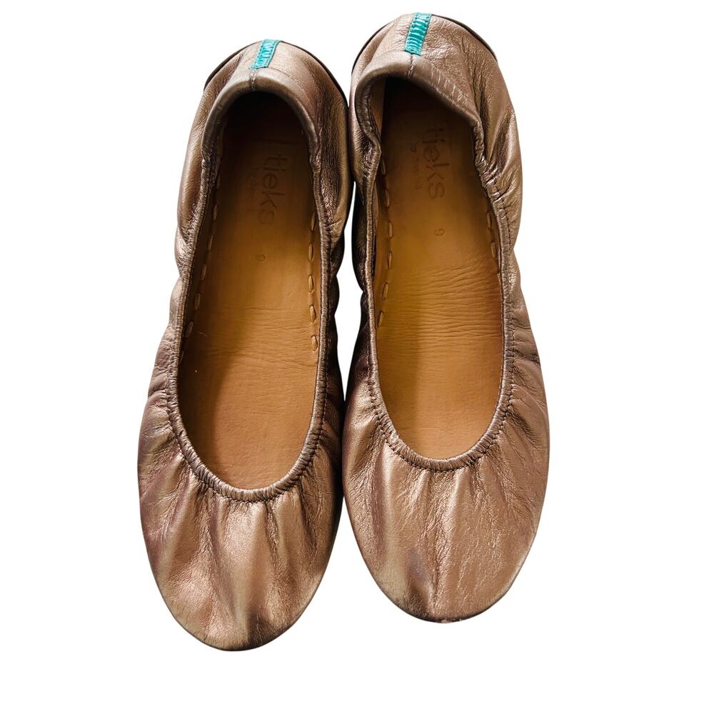 Tieks Bronze Ballet Flats Size 9